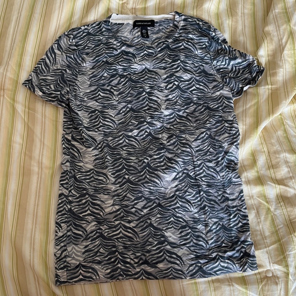 Merino Wool Short Sleeve Top